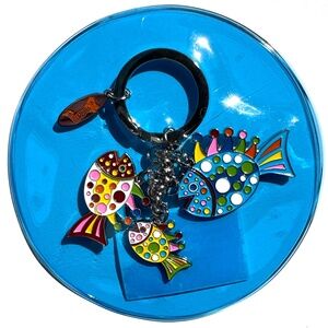 Yaoyoi Kusama Fish Trio Keyring